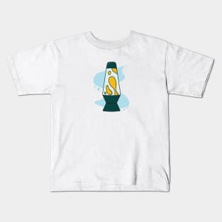 Lava lamp - Blue Kids T-Shirt